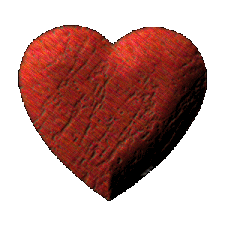 Gif animé coeur et rose